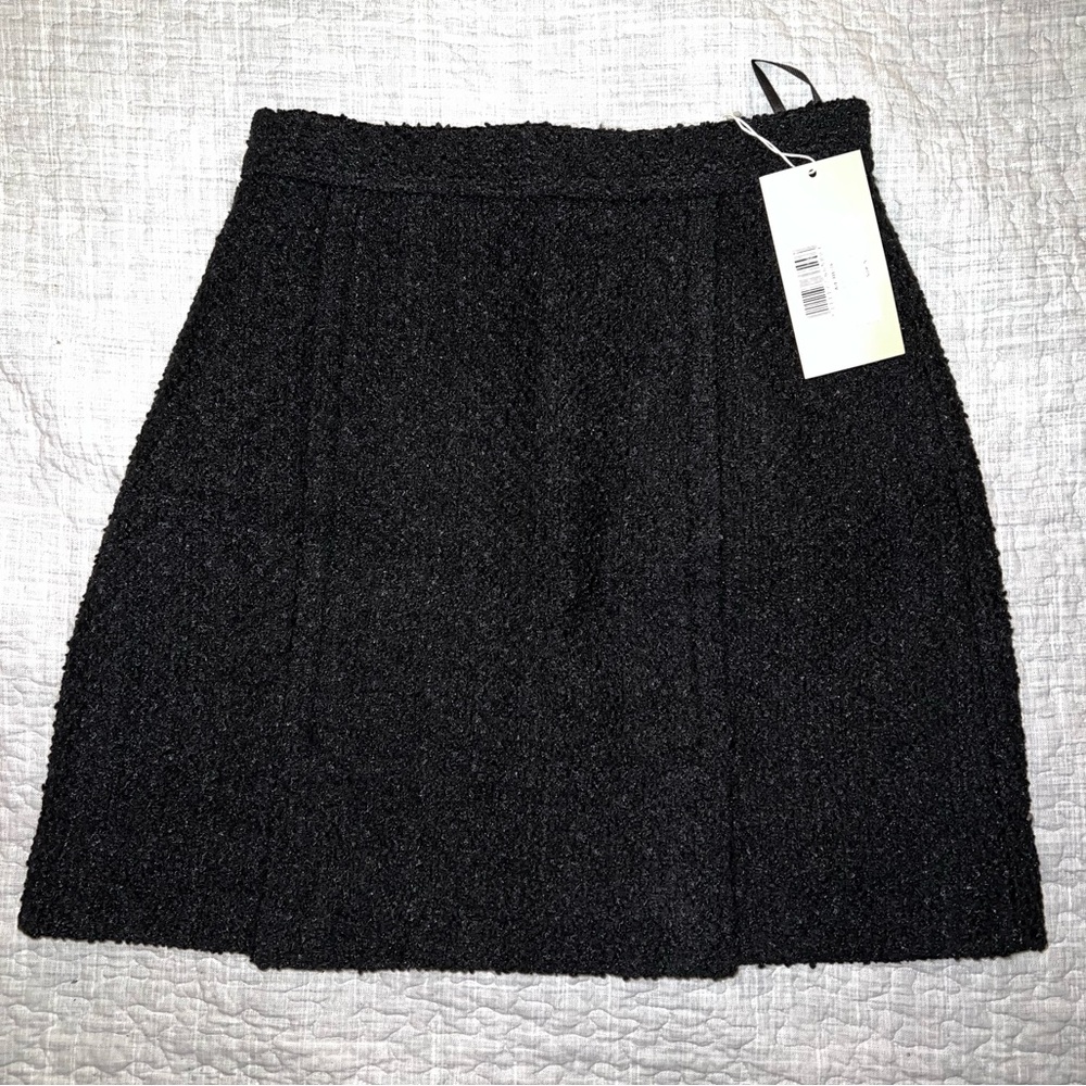 Tweed mini skirt